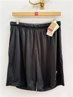 Reebok Training Gym Shorts Black Regular Fit Zip Pocket Active Mens Medium NWT - M Regular