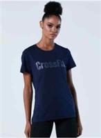 REEBOK CrossFit Womens T-Shirt Ladies Size UK 12-14 Blue NEW - M Regular
