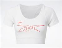 REEBOK MYT Bralette Women's Cropped Top White Ladies Size UK 2XS 0-2 NEW - 2XS Petites