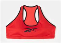 REEBOK Women's Hero Racer Padded Sports Bra Red Ladies Size UK Medium 12-14 NEW - M Regular