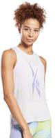 REEBOK Speedwick Women's Workout Vest Tank Top Purple Ladies Size UK 2XS 0-2 NEW - 2XS Petites