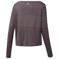 REEBOK Women's Mesh Long Sleeve Layer T-Shirt Brown Ladies Size UK XS 4-6 NEW - XS Petites