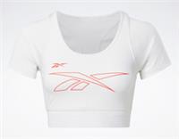 REEBOK MYT Bralette Women's Cropped Top White Ladies Size UK 2XS 0-2 NEW - 2XS Petites