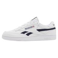 Reebok Club C Revenge Men's Leather Tennis Shoes White Navy Trainers Sneakers