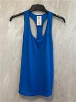 Reebok Blue Sleeveless Workout Active Breathable Scoop Mesh Tank Top UKM PK - M Regular