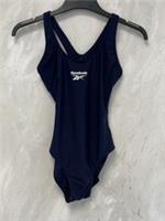 Rebook Navy Racer back Swimsuit Full Body Classic Logo Stretchy UKXS BNWT PD - XS Regular