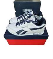 Reebok Royal Cljog 2 Kids Runiing Shoes Trainers FW9003 White/Navy Size UK 4