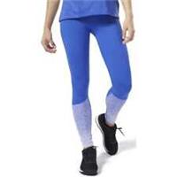 Reebok Crossfit Lux Fade Womens Training Tights Blue Gym Workout Fitness Ladies - S Regular