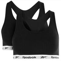 Reebok Sports/Crop Top Twin Pack Frankie in Black with Reebok Logo Large/42 - L Regular