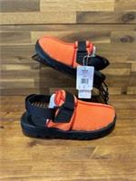 Reebok Beatnik Fleece Slingback Mules Sandals Orange IG2617 UK Size 6 New