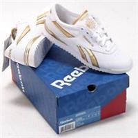 Reebok Classic JAZZERHERO Rare Women's Trainers White Gold Casual Shoes Retro