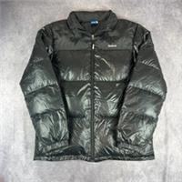 Vintage Reebok mens black puffer jacket Medium - M Regular