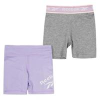 Reebok Girls Cycling Shorts (Pack of 2) GT13234
