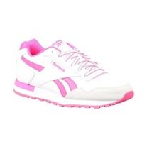 Reebok Childrens/Kids Glide Leather Flat Trainers5.5 UK White/Pink GT20541