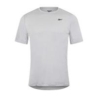 Reebok Mens Crew Neck Regular T-ShirtXS Grey GT26328 - XS Regular