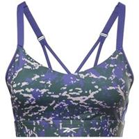 Reebok Womens/Ladies Lux Camouflage Medium Impact Sports BraXXS Forest Green GT - XXS Regular