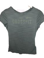 Reebok CrossFit T Shirt RC activechill Tee Open Back Size 2XS Green fits size 8 - 2XS Regular