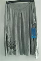 WOMENS/GIRLS REEBOK ACADEMIA L/S T-SHIRT XS & MEDIUM GREY NEW - M Regular