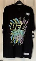 Official UFC T-shirt Reebok Mens T-shirt Black XL - XL Regular