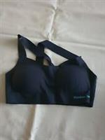 Women's XS Reebok Crossback Sports Bra Navy Padded