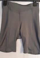 Reebok Womens Rib High Rise Shorts Grey Size Small 8-10 IM4040