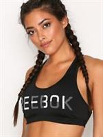 REEBOK PERFORMANCE Woe Medium Support Bra Size S XL Black RRP £25