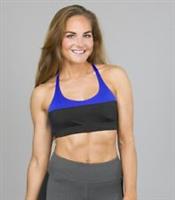 REEBOK WOR TRI BACK Sports Bra Size XS (6-8) S (8-10) Support Royal Blue RRP £25