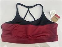 REEBOK WOR TRI BACK Sports Bra Size Large (14-16) Medium Support Black RRP £25