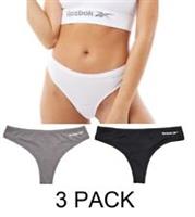 Reebok Womens Agatha 3 Pack Performance Sport Training Thongs RRP £24.00