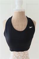 Reebok Ladies Black Workout Sports Bra Size 12/14 M BNWT Rrp £20 - 12-14 Regular