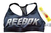 Reebok Ladies Black Padded Racer Back Sports Bra Size 14 BNWT - 14 Regular