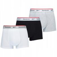 3 Pack Reebok OVETT Mens Trunks Cotton Comfort Breathable Boxers RRP £29.99 - XL Regular