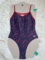 Reebok New Navy Blue/Red Swim Suit Size XL UK 14 16 18 EU 42 420532 - 14 Regular