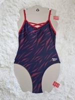 Reebok New Navy Blue/Red Swim Suit Size M UK 12 14 EU 40 420532 - M Regular