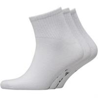 Reebok Men youths Unisex Quarter White Cotton Sports Socks UK 6.5-10 & 3.5-7 - UK 6,5-10 EUR 40-45 Regular