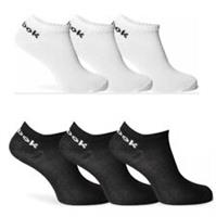 Reebok Mens unisex Socks White Or Black Low Cut Trainer 3 Pairs New Genuine - Large UK 8.5-10 EUR 43-45 Regular