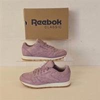 Reebok Womens Classic Leather Suede Casual Lifestyle Trainers lilac RRP £75 UK 3