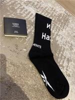 Vetements Reebok Mens Black Socks Logo - New