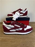 Reebok Classic Suede Rich Maroon / Chalk / Grey 3 Unisex Running Shoes