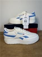 Reebok Club C Double Revenge Womens Tennis Shoes UK 4.5 Chalk / Chalk / Blue