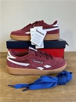 Reebok Club C Revenge Womens UK 5 Burgundy / Vector Blue / Gum