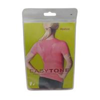 Reebok Easytone Ladies Short Sleeve Top UK Size XS Pink Tones Upper Body Muscles