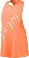 Reebok Wor Graphic Mesh Tank Top Size XS M Orange High Vis Vest