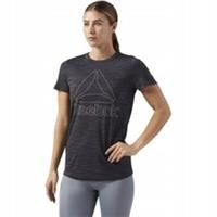 Reebok Universal EL Marble Logo Tee T-Shirt Size Medium CF8641 Black - M Regular