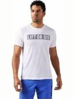 Reebok Lift Or Die Graphic T-Shirt Size XS S XL Cotton Training Top RRP &pound;25 - XS Regular