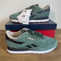 Reebok Unisex Classic Leather Green / Brown / Beige