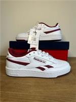 Reebok Unisex Club C Revenge Trainers UK 3.5 EU 35 White Classic Burgundy
