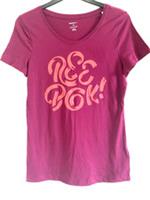 New Reebok Script Graphic Logo Performance Slim Tee T-Shirt Size M UK 12 - 14 - M (12 - 14) Regular