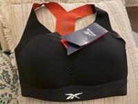Reebok Black X Small Puremove Racerback Pullover Sport Bra BNWT