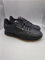 Reebok Classic leather shoes Trainers Size Mens Size UK 6.5 EU 40 Black